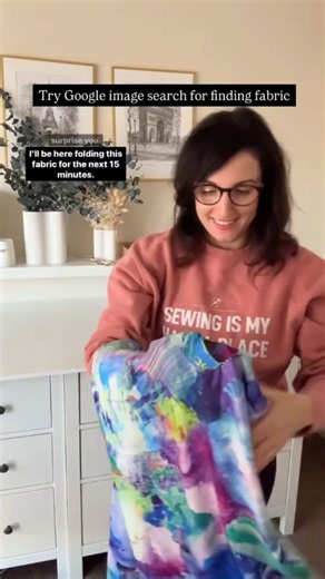 Fabric shopping tips using Google image search
