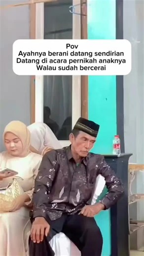 Ayah Hadir di Hari Pernikahan Anak Meski Sudah Bercerai
