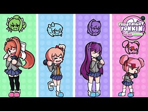 Friday Night Funkin: DOKI DOKI TAKEOVER DUB VERSION ALL CUTSCENES ONLY