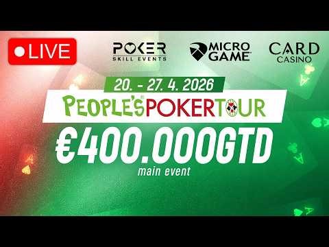 CARD CASINO PEOPLES POKER TOUR MAIN EVENT - FINAL DAY (ENG COMMENTARY)