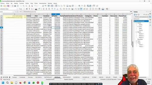 FM05 La función ORDENAR en LibreOffice Calc | Ismael Fanlo