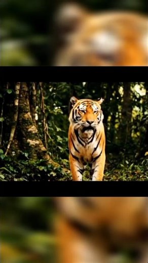 🐅 Real Tiger Roar🌿 Sound | Jungle Vibes💯 #shorts #shortfeed #viral #wildlife #tiger