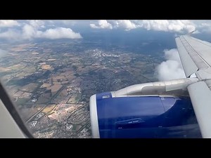 Airbus A319 Landing at London Heathrow Airport