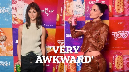 'Very awkward' moment Romeo Beckham's girlfriend and ex meet