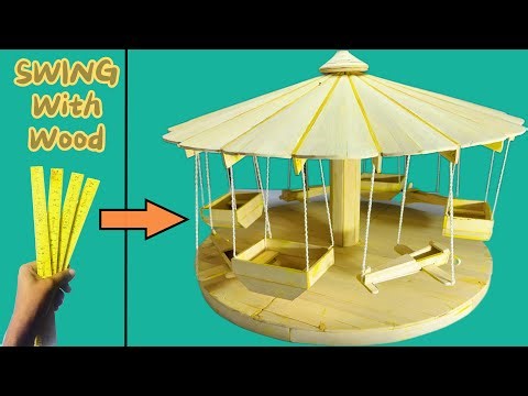 Build a Chair Swing with Wooden Scales |DIY Project