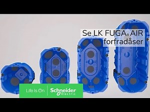 LK FUGA® AIR forfradåser | Schneider Electric