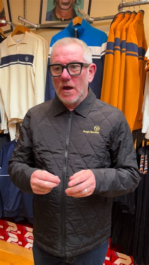 38K views · 379 reactions |  Sergio Tacchini Zip-Thru QuiltedJacket...