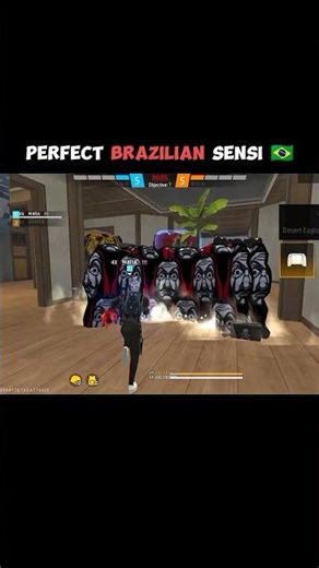 Free fire perfect sensitivity ☠️ #braziliansensi #foryou #freefire #trandingshort ❤️