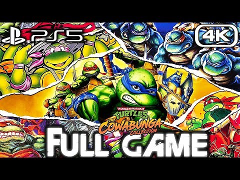 TEENAGE MUTANT NINJA TURTLES COWABUNGA COLLECTION Gameplay Walkthrough FULL GAME (4K 60FPS)
