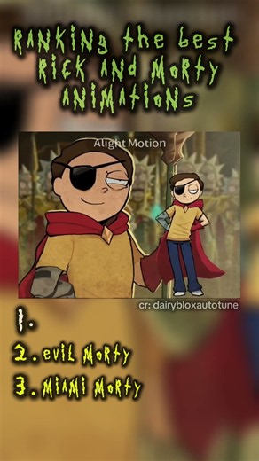 Ranking the BEST RICK & MORTY Animations [S1E2]