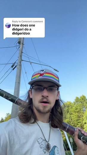 Replying to @Cameron how to play a didgeridoo, complete tutorial #did...