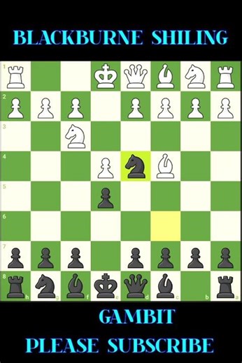 Mate your Opponent in just 9 moves | Blackburne Shilling Gambit #chess #chessgame #chessking