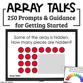 Array Talks Multiplication Number Talks Fact Fluency Subitizing Grades 3+