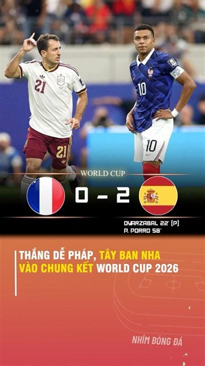 EASY WIN OVER FRANCE, SPAIN ADVANCES TO THE 2026 WORLD CUP FINAL