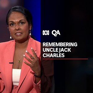 14K views · 289 reactions | Teela Reid reflects on Uncle Jack Charles’ legacy as "our greatest storyteller and truth-teller". How can Australians continue to be "serial pests in the business of truth-telling"? | Q+A | Facebook