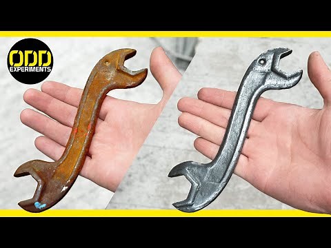 How to Remove Rust with Electricity - Electrolysis Rust Removal - Restoration Tutorial