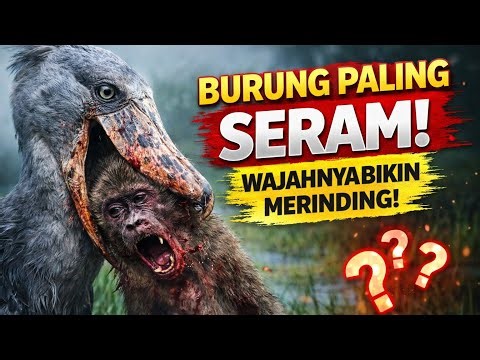 Shoebill burung TERKEJAM DAN TERSERAM DI DUNIA BURUNG