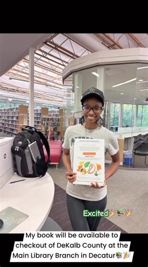 My book is available at DeKalb County Library!!! 📚🎉 You can check it out with your library card!
