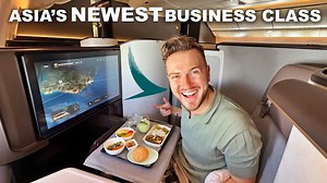Cathay Pacific BRAND NEW Business Class (This is SO Good) | Nonstop Dan