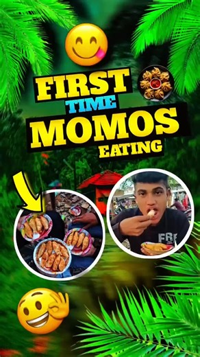 First Time Eating Momos 😍