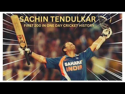 🏏Sachin Tendulkar scored an unforgettable 200runs#indiacricket #indvssa #odicricket #sachintendulkar