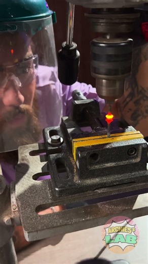 Glowing friction on a steel BALL 🔥