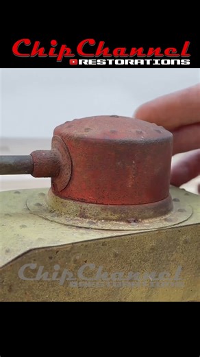 Chip Channel Restorations on Instagram: "Continued Tear Down of the 1918 Structo Tank"