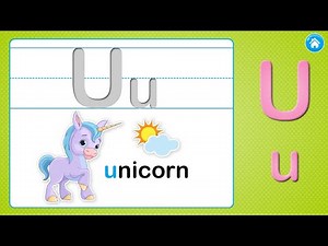 Letter U | Alphabet Puzzles | 22Learn | Fun for Kids and Toddlers