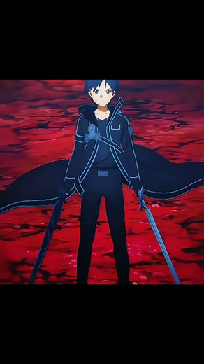 Akira on Instagram: "Before jinwoo we had him💀| The black swordsman #anime #animeedits #animereels #swordartonline #kirito #kazutokirigaya"