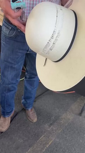 Approved by the professional hat guys! Come grab one in Pendleton this week! 🤠 #bandithatcinch #cowboyhat #fyp #pendletonroundup #leterbuck | Bandit Hat Cinch Co.