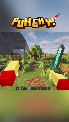 Minecraft Punchy Mod Is Actually Broken #minecraft #shorts