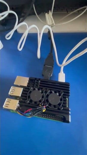 Raspberry Pi 5 PWM Cooler Powered Metal case #shenzhennewfly #arduinoproject #raspberrypi5