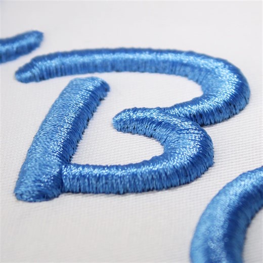 Pacifico 3D Puff Foam Embroidery Font; Script Cursive Alphabet; Satin Stitch BX Format; Instant Download Files 8 Sizes, PES, DST   6 Formats - Etsy