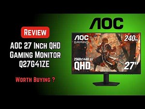 AOC 27'' QHD Gaming Monitor Q27G41ZE | 260Hz, 2560x1440p