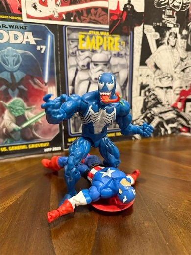 Marvel Legends Gamerverse Venom Review #marvel #capcom #mcu #venom #mvc2 #spiderman #captainamerica