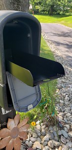 Mailbox Slide Out Tray With Matte Black Baked Enamel Finish - Etsy Canada