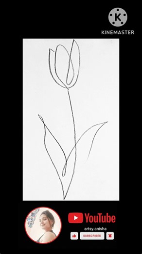 line-art ✏️🌷 #drawing #onelineart #drawing #drawingstyle #beginners #tutorial