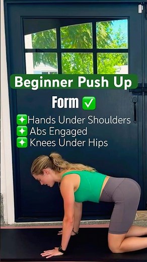 Daily Modified Push Up for Complete Beginners 💪 | Easy At Home Upper Body Workout