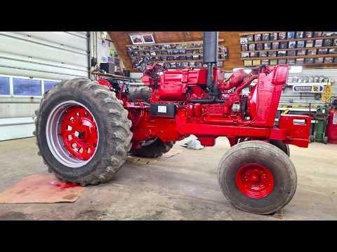 NEW Paint For The Old Red Tractor l Painting the International 1066 Turbo!