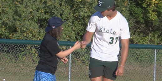 Michigan State baseball takes part in annual Miracle League fall game