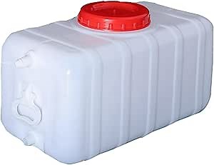 LIUNI Large Water Container 100l Plastic Water Tank Caravan Camping Water Carrier with tap 50l Food Grade Water Storage containers for Travel Hiking RV Emergency(Size:200L)