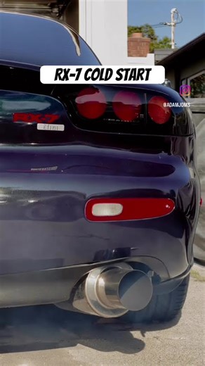 Mazda RX-7 Rotary Cold Start Exhaust