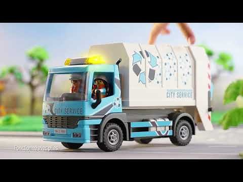 🚛 Camion poubelle avec effets lumineux - PLAYMOBIL en Français