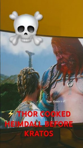Thor HUMILIATES Heimdall 😳 | Saves Atreus Scene | God of War Ragnarok