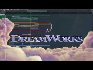 DreamWorks Animation SKG Intro [Night Logo] (MIDI Mockup)
