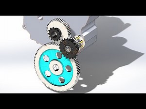 Forward Reverse Gearbox Animation