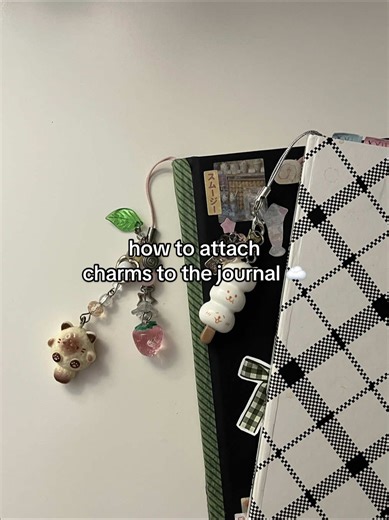 How to Attach Charms to Your Journal Easily