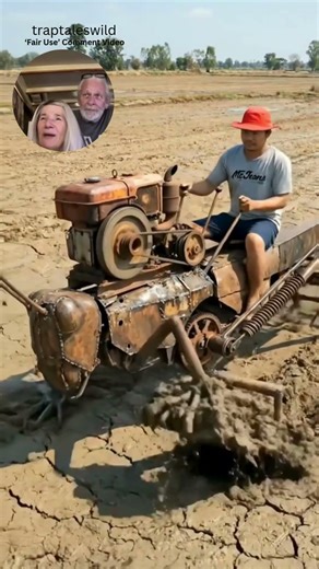 Drivable Grasshopper Earth Tiller