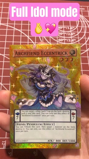 Archfiend eccentrick full etched card