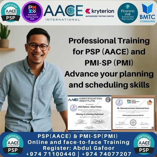PSP® & PMI-SP® Training 2026 🚀 | Become a Scheduling Expert in Doha